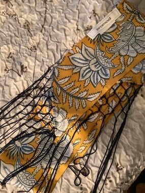 Promod Long Fringed Scarf 70 x 4”